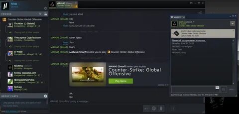 Invite friends in games