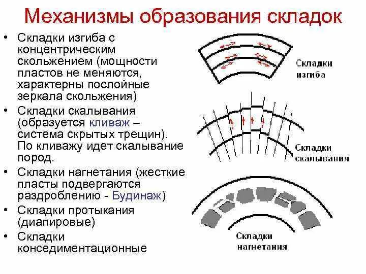 Почему образовываются складки