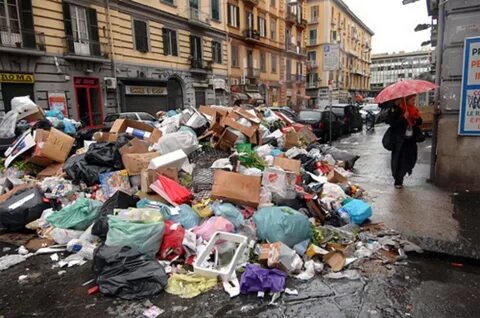 Отходы в европе