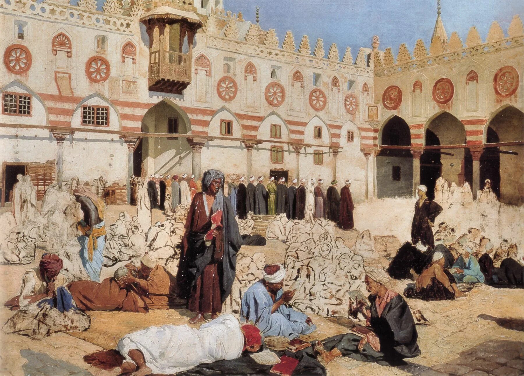 Восток в 10 веке. Багдадский халифат картина художник. Османская Империя 1855.