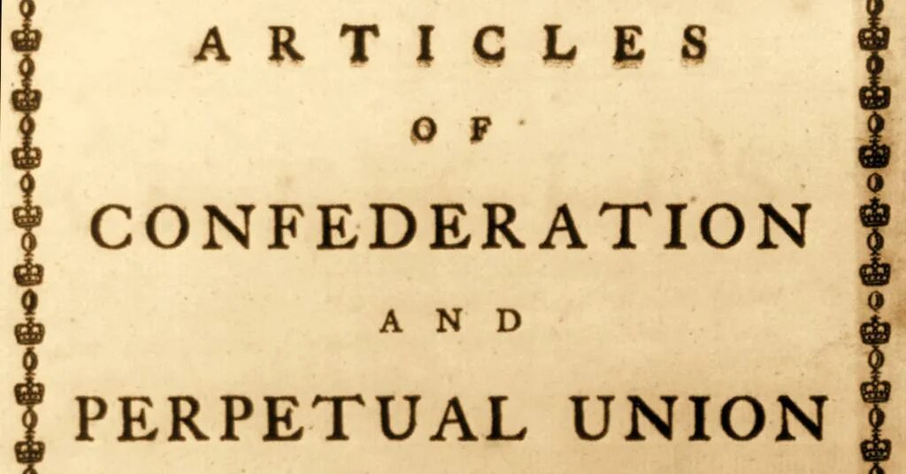 Статья конфедерации 1781 сша