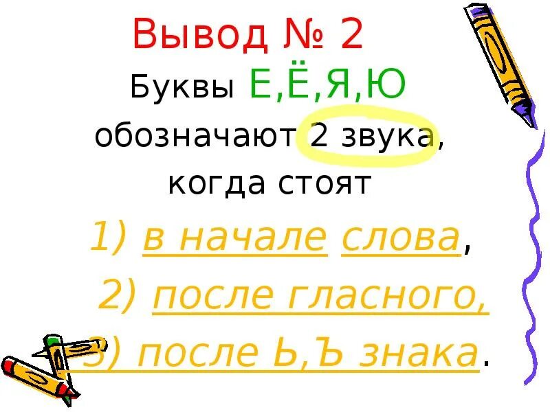 Двойная роль букв е ё ю я. Когда буква ю обозначает 2 звука. Е Ё Ю Я после ь. Когда буквы е ю я обозначают два звука.