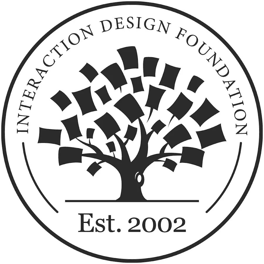 Interaction design. Interaction design foundation logo. эмблема проектной организации. основание логотип.