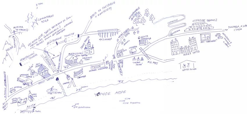 Карта схема Гагры. Карта Гагры с достопримечательностями. Карта Гагра Абхазия с улицами. Карта Гагры достопримечательности с достопримечательностями.