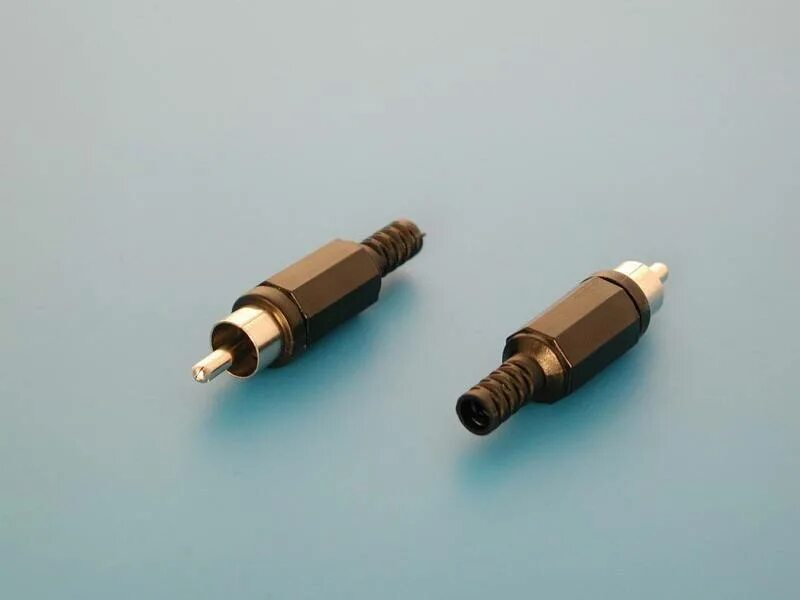 Rpc 1. Разъем rca, арт.rp-405. вилка rpc-1-b. разъем rca штекер с резьбой. переходник штекер &quot;точкатире&quot; - гнездо rca, nipl.