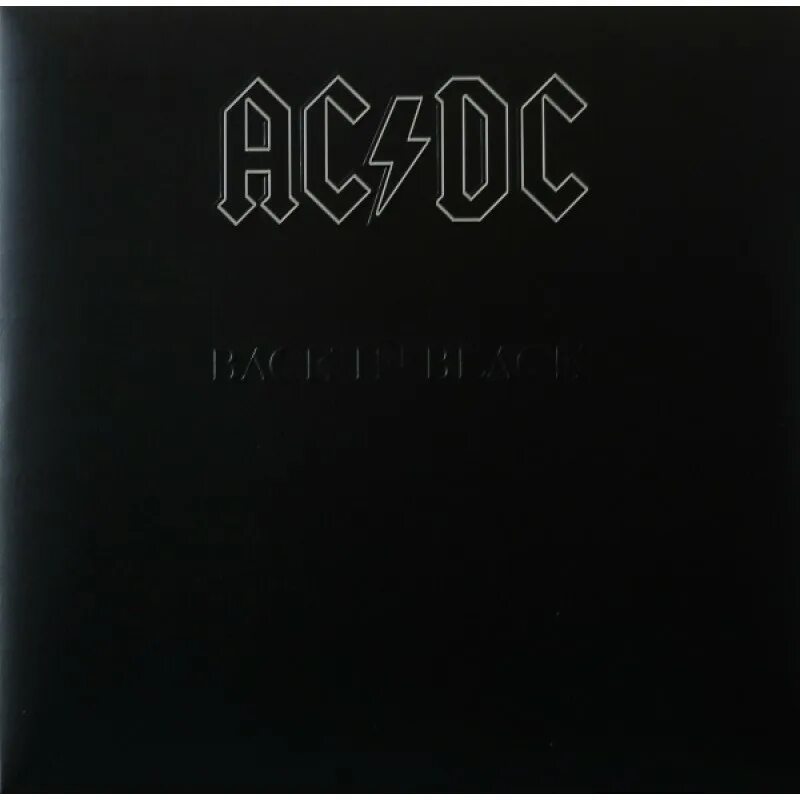 Ac dc песня back. Пластинка AC DC back in Black. AC/DC back in Black 1980. AC/DC back in Black винил. АС ДС бэк ин Блэк альбом.