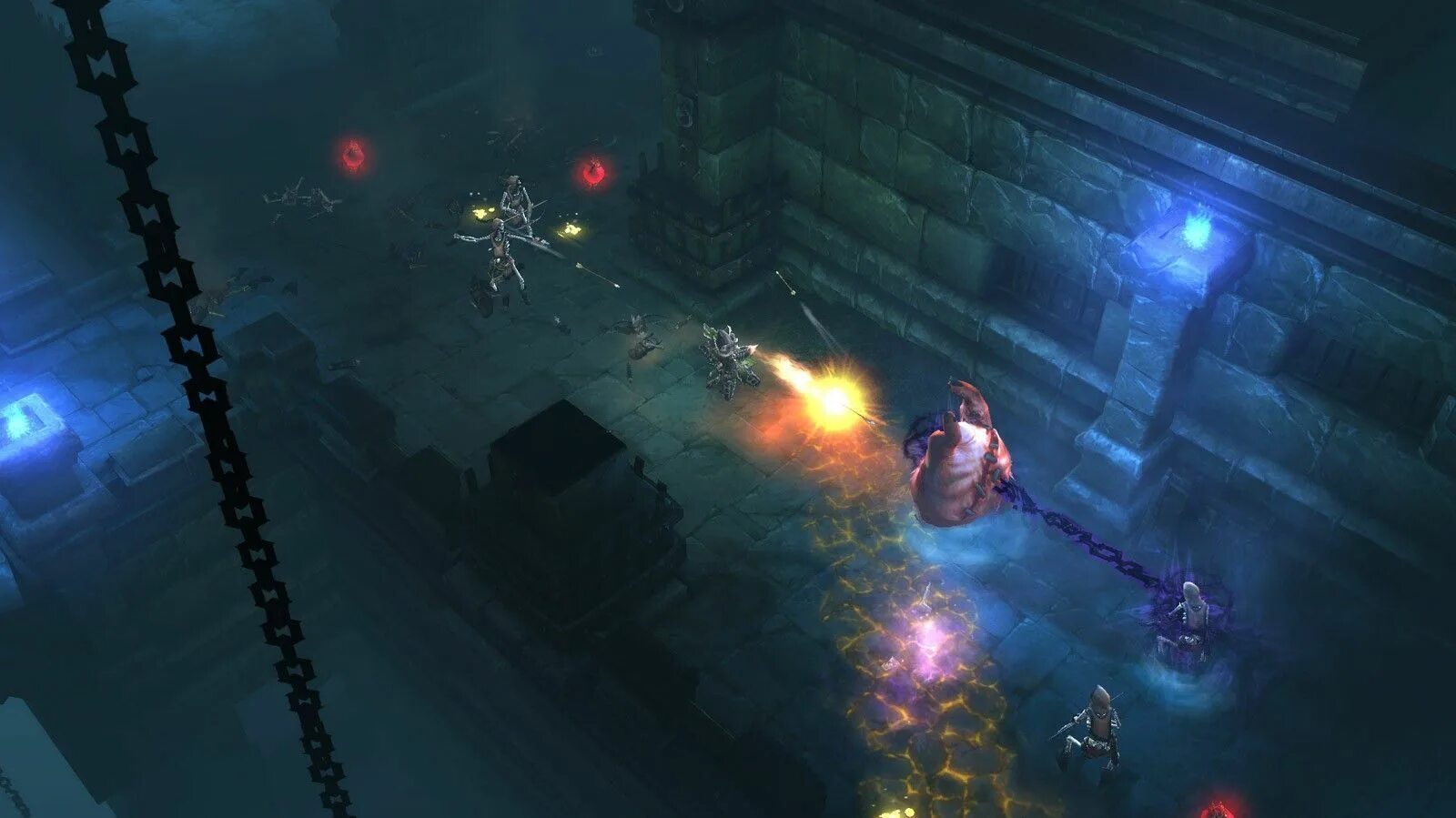 Diablo 3 механика. Диабло 3 screenshot. Диабло 3 геймплей. Дьябло 3 Скриншоты. Канализация Diablo 3.