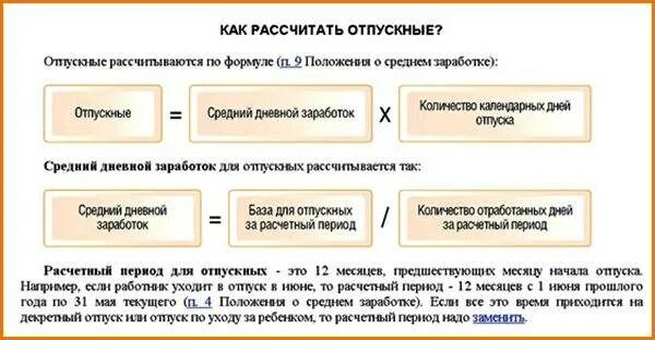 Рассчитать отпуск. Начисление отпускных. Расчет отпускных выплат. При расчете отпускных. Рассчитывать в том случае