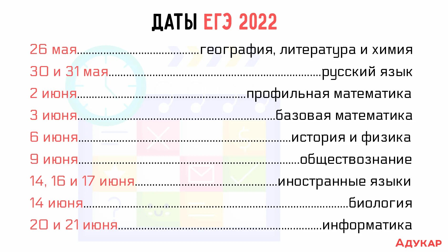 Сколько экзаменов егэ 2024