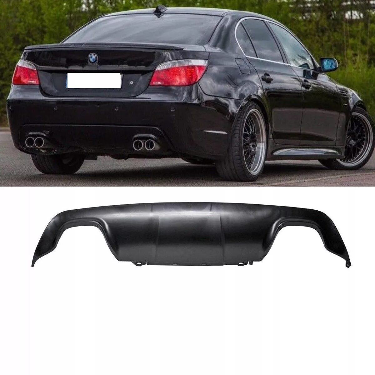 Задний бампер е60. BMW e60 диффузор. BMW m5 e60 Diffusor. Диффузор заднего бампера БМВ е60. BMW 5 e60.