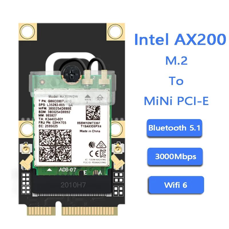 Intel wi fi 6 ax200. Mini-PCIE ax200. Intel WIFI 6 ax200. Intel(r) Wi-Fi 6 ax200 160mhz. PCIE WIFI Card/Intel ax200.