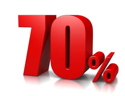 70 процентов от 70