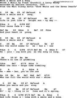 Smile lyrics