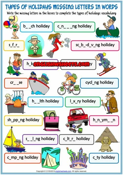 Type the missing word. Types of Holidays and Holiday activities 6 класс. Holiday activities 6 класс. Types of Holidays Vocabulary. Types of Holiday примеры.
