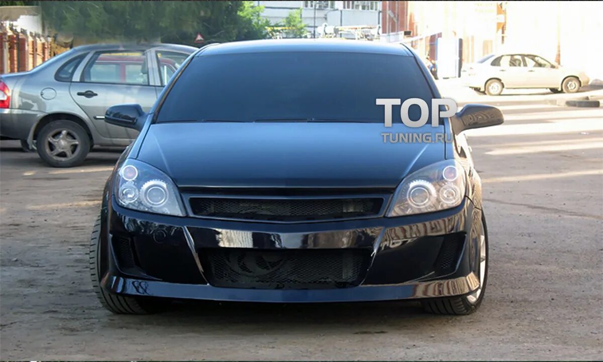 Передний бампер - Обвес LMA на Opel Astra H GTC