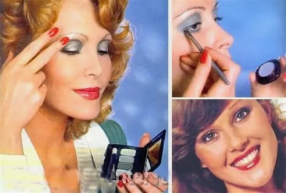 парикмахерские 50 х годов. ногти в стиле 60-х. макияж 1950 годов. ногти 90-х. маникюр 1990 года.