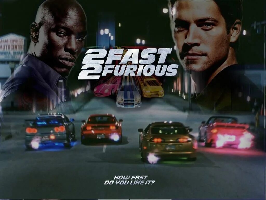 Fast and Furious 2. Пол Уокер двойной Форсаж. Форсаж 2 Постер.