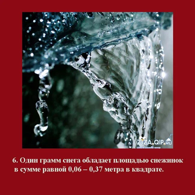 Интересное про воду