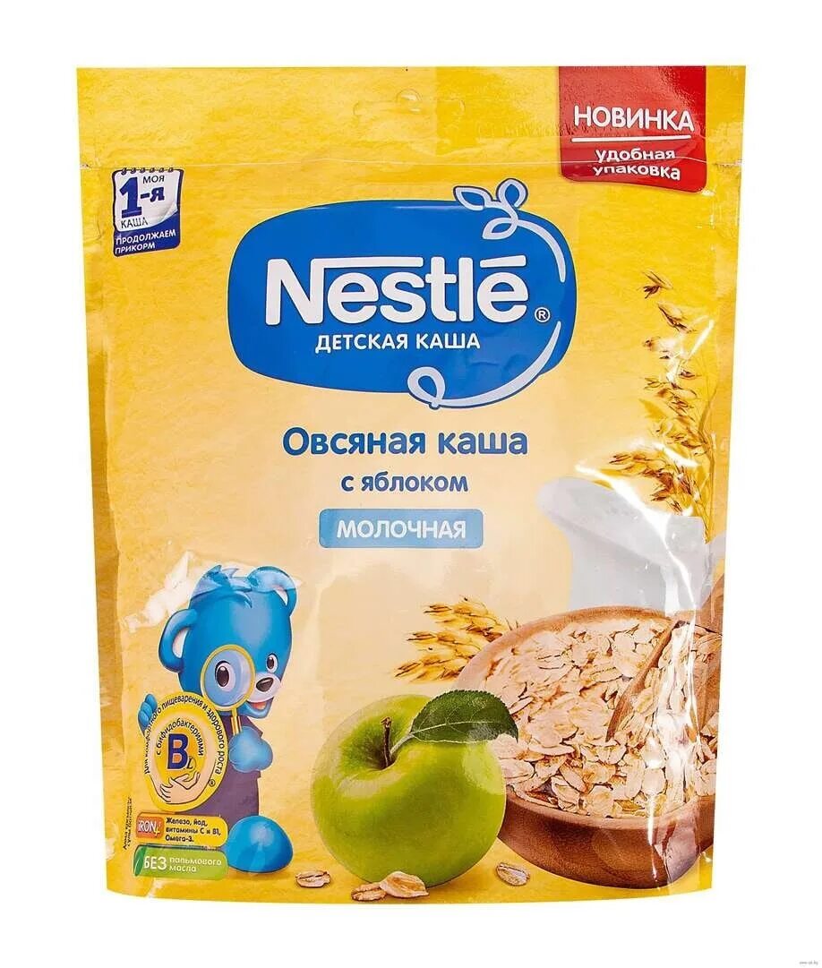 Детские готовые каши. Детская каша молочная Nestle овсяная с яблоком. Каша Нестле молочная овсяная 4 месяцев. Каша Nestle молочная овсяная. Каша Нестле молочная овсяная с яблоком.