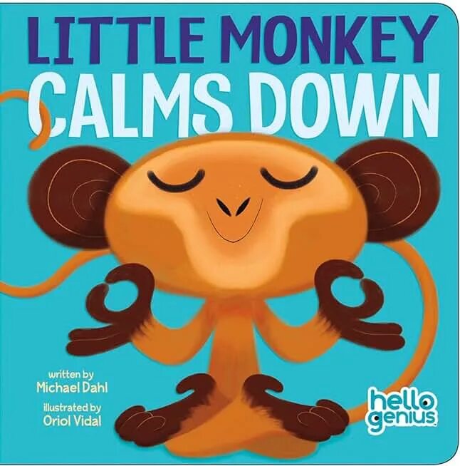 The little monkey. Эмоции обезьянка. the little book of calm.
