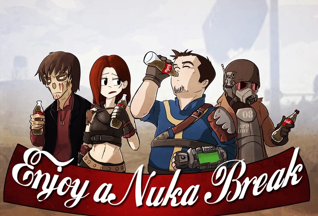 Fallout red. Fallout: nuka break. fallout ядерный перекур.