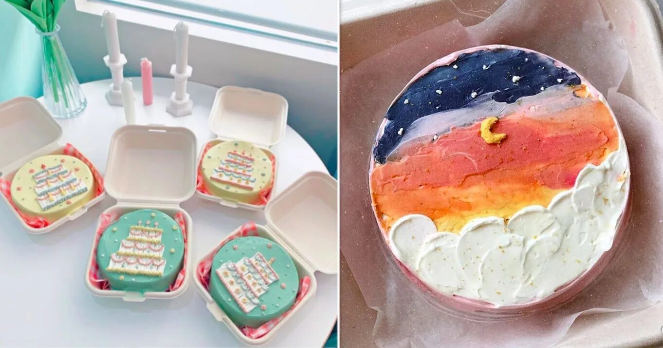 Бенто торт Выпечка на день рождения, Торт, Вкусняшки