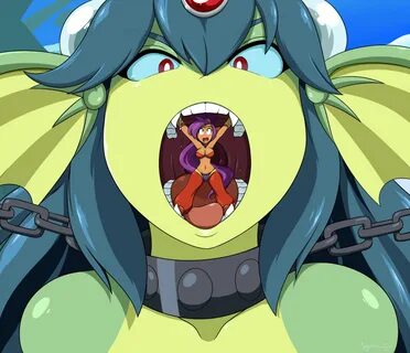 Shantae Half Genie Hero - 06 - Shantae vs GIGA MERMAID Страшные Рисунки, Sk...