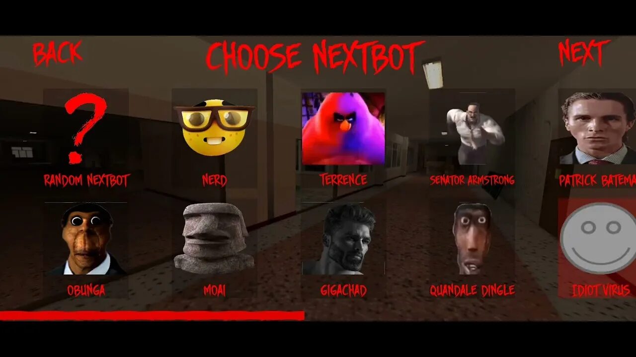 Nextbots все открыто