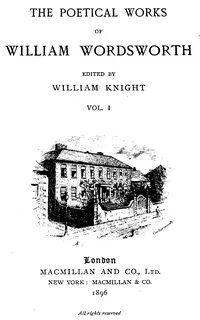 The Project Gutenberg EBook of The Poetical Works of William Wordsworth Edi...