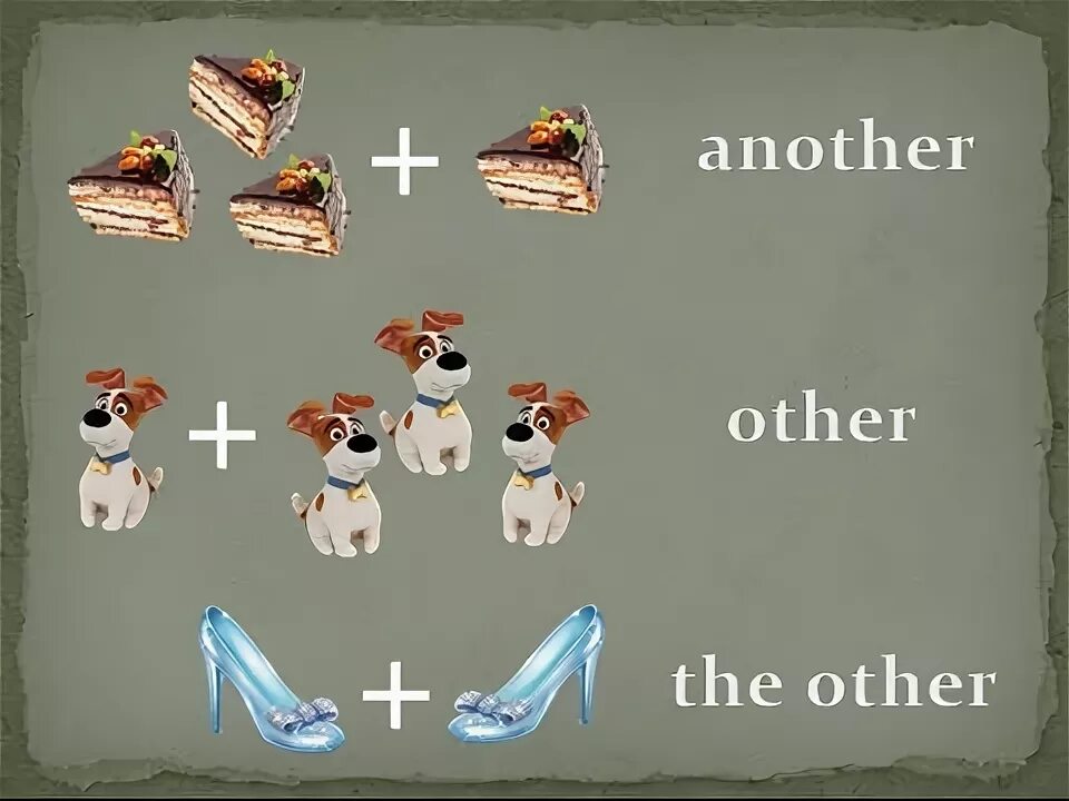 Each another. Other another. the other употребление. различие между another и other. other others разница.