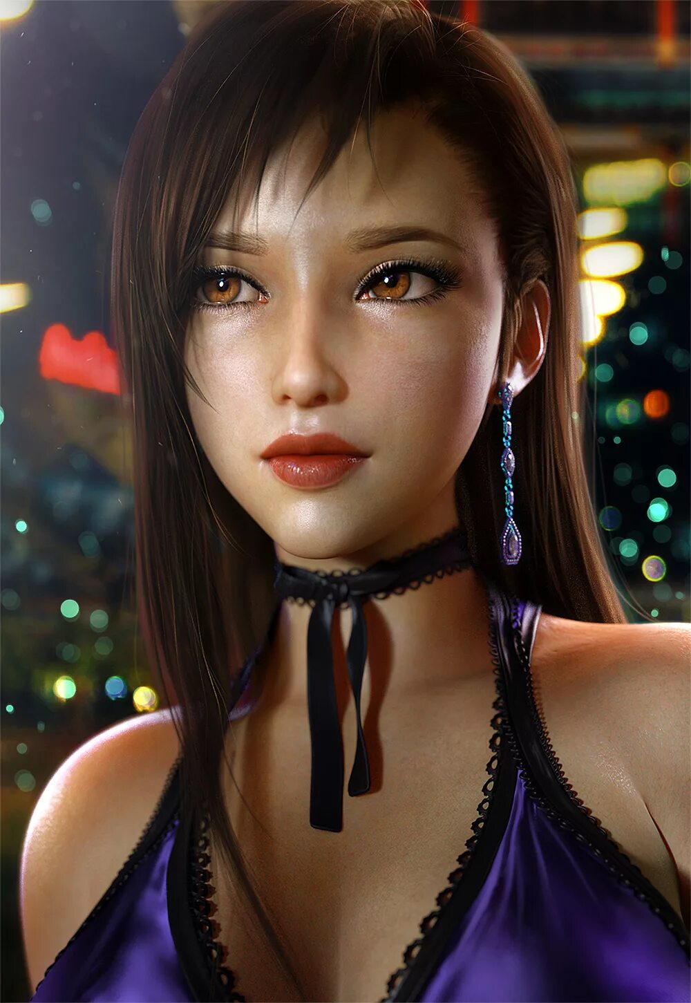 3d hot 18. Тифа Локхарт. Тифа Локхарт Final Fantasy 3д. Tifa Lockhart 3д. Тифа Локхарт арт 3д.