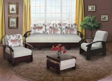 Комплект мягкой мебели для гостиной с креслами