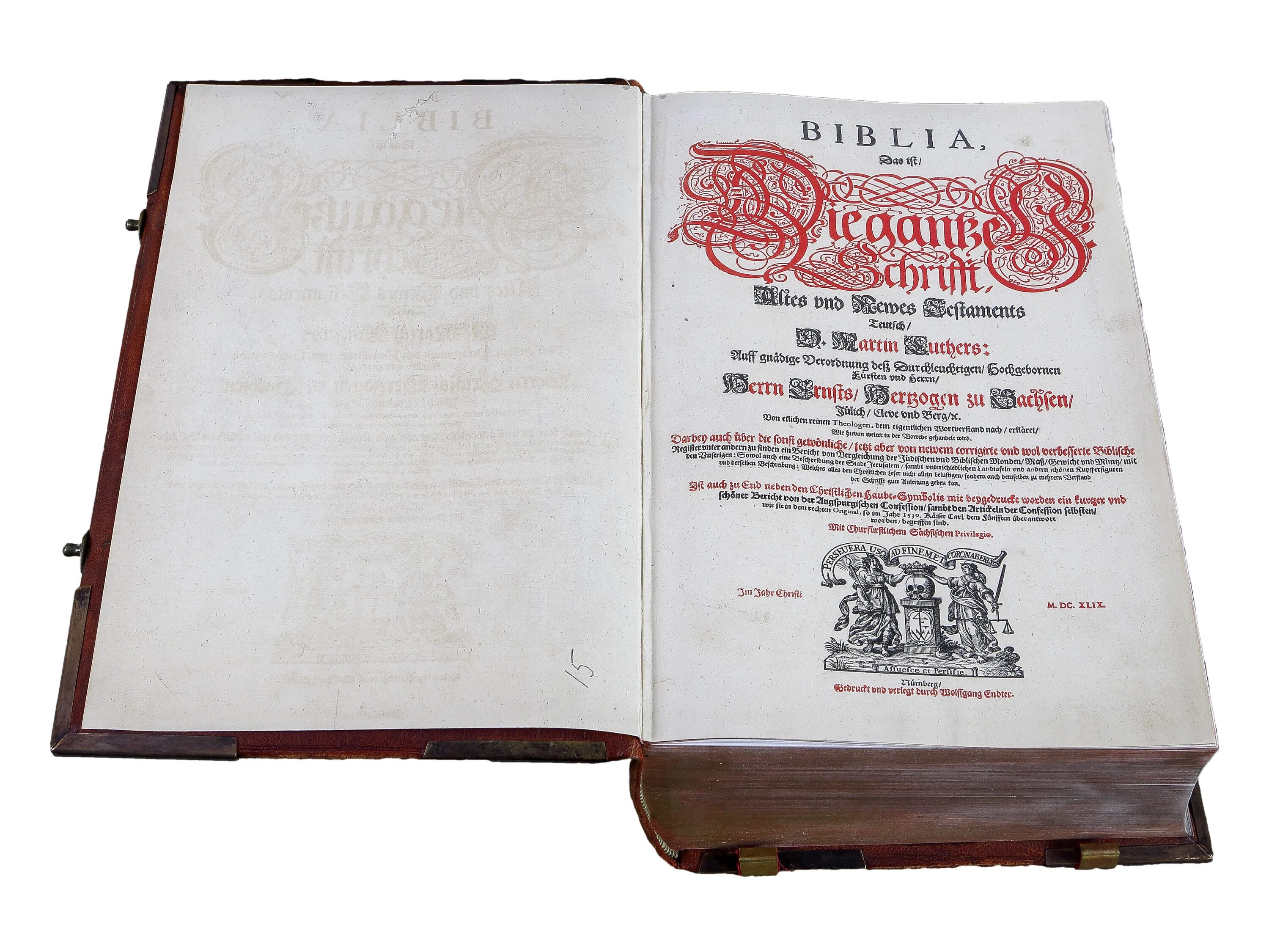 немецкая библия мартина лютера 1522.