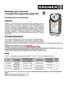 Lfu 230 05 электропривод с возвратной пружиной