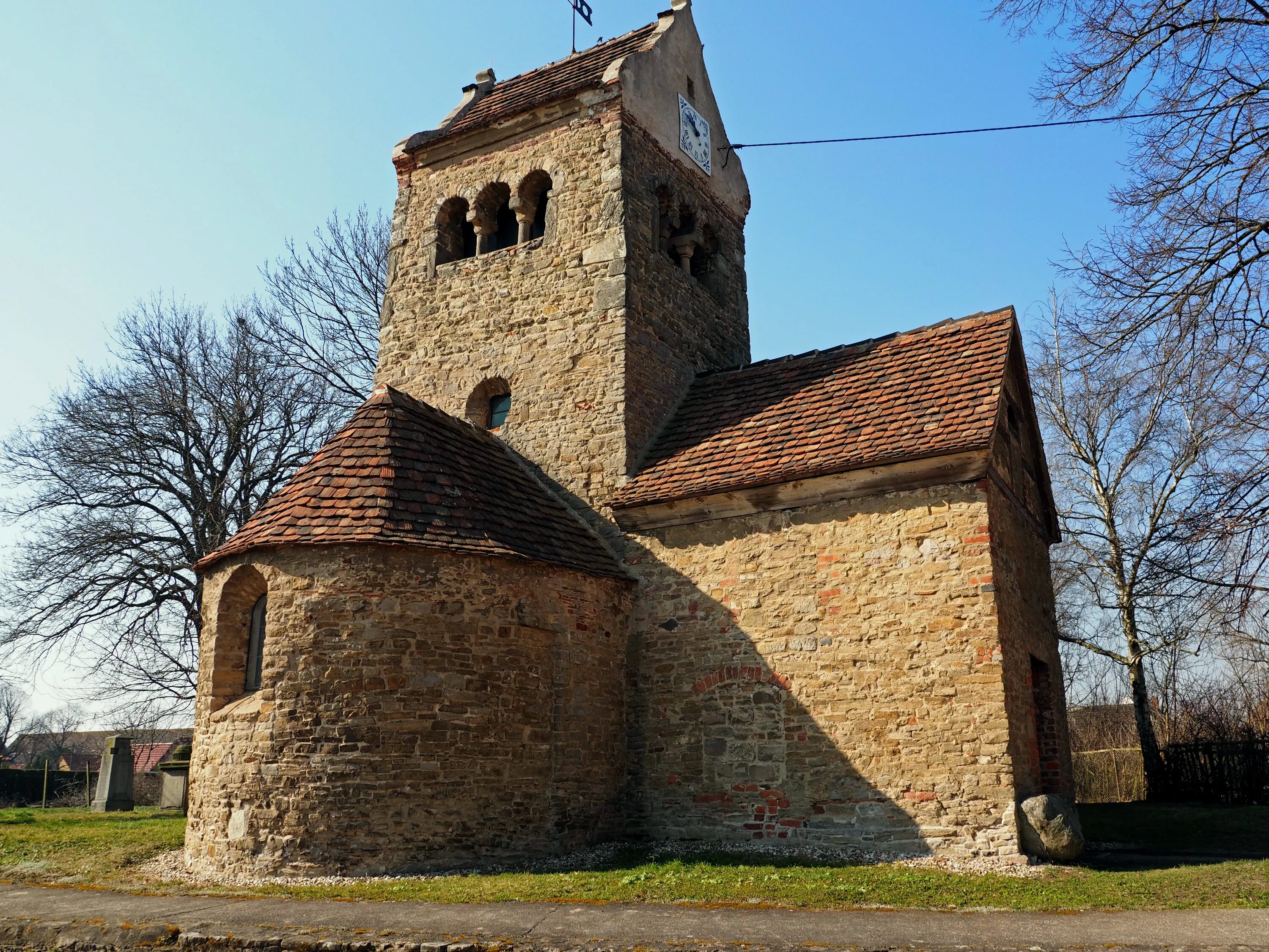 A very old building