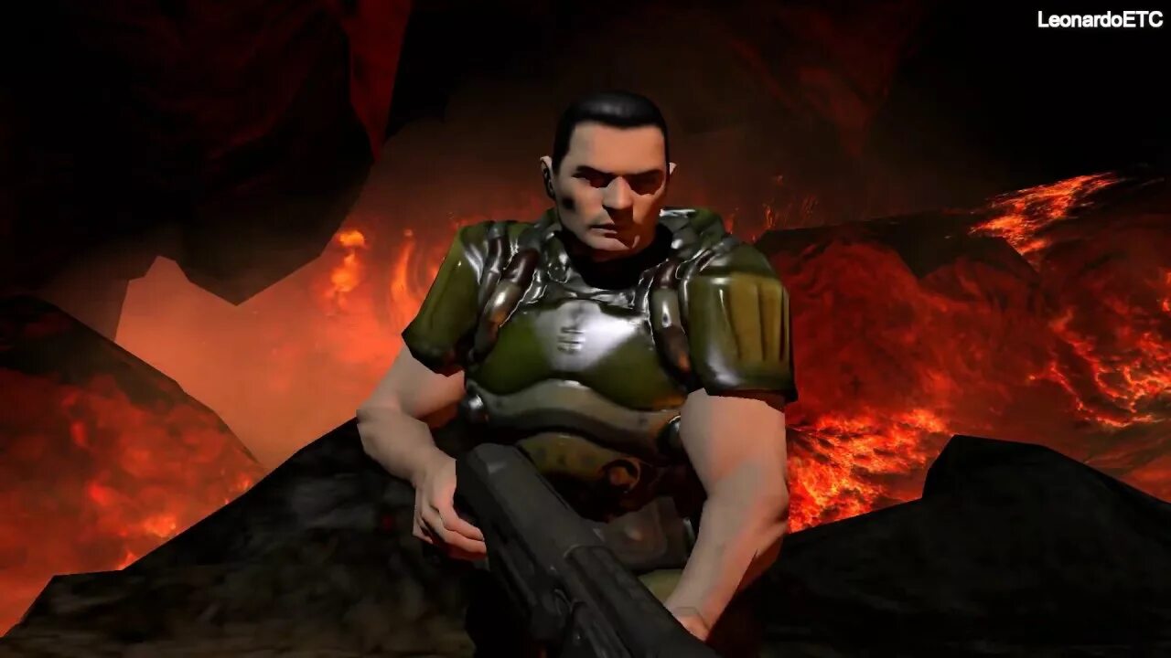 Совет трех дум. Дум 3 главный герой. Doom 3 главный герой.