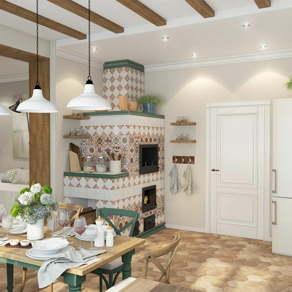 Pin on Печи и камины Kitchen fireplace, Kitchen, Home