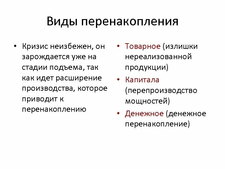 Кризисы неизбежны. Товарное перенакопление. Денежное перенакопление. Перенакопление виды. Перенакопление капитала схема.