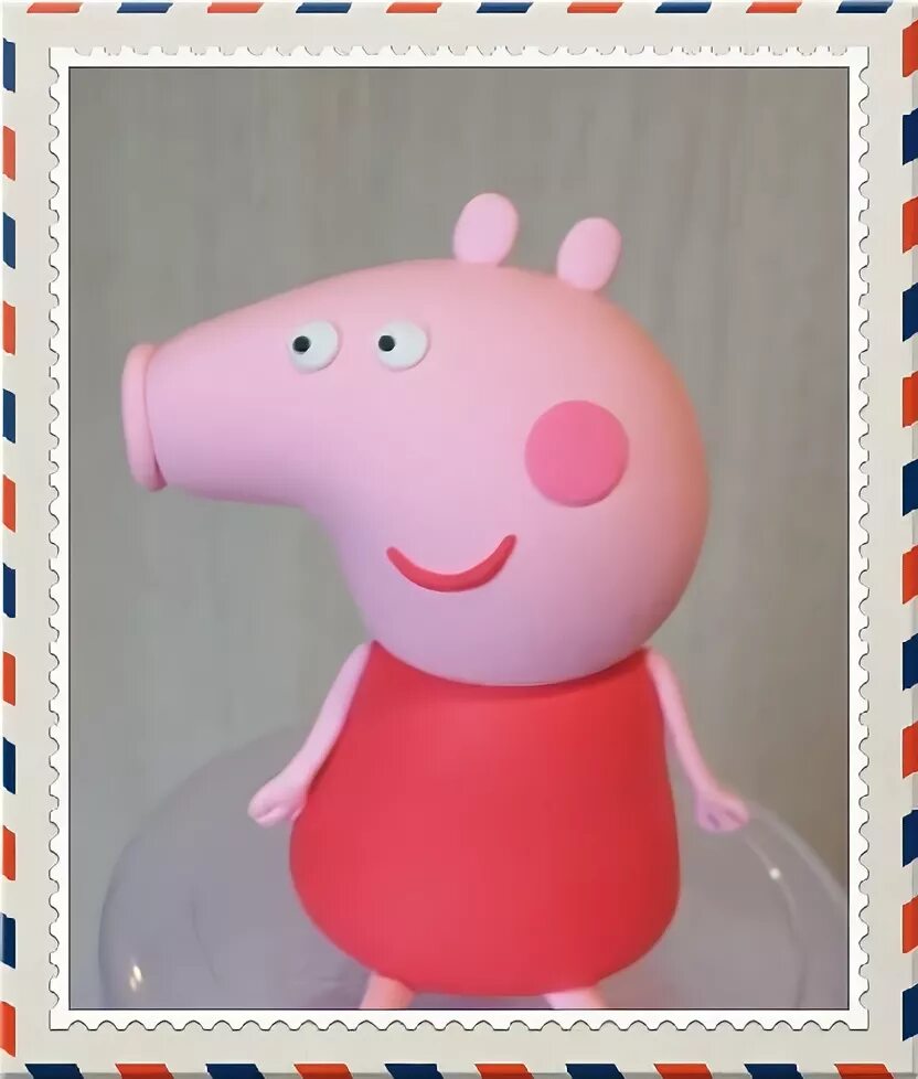 упоротая свинка пеппа. делаем свинку пеппу. свинка пеппа из пластилина. аппликация хрюшка для малышей. делаем свинку пеппу.