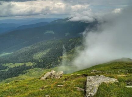 Горная вершина карпаты
