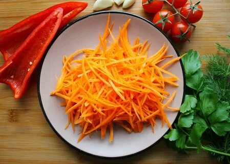 Закуска из моркови и болгарского перца