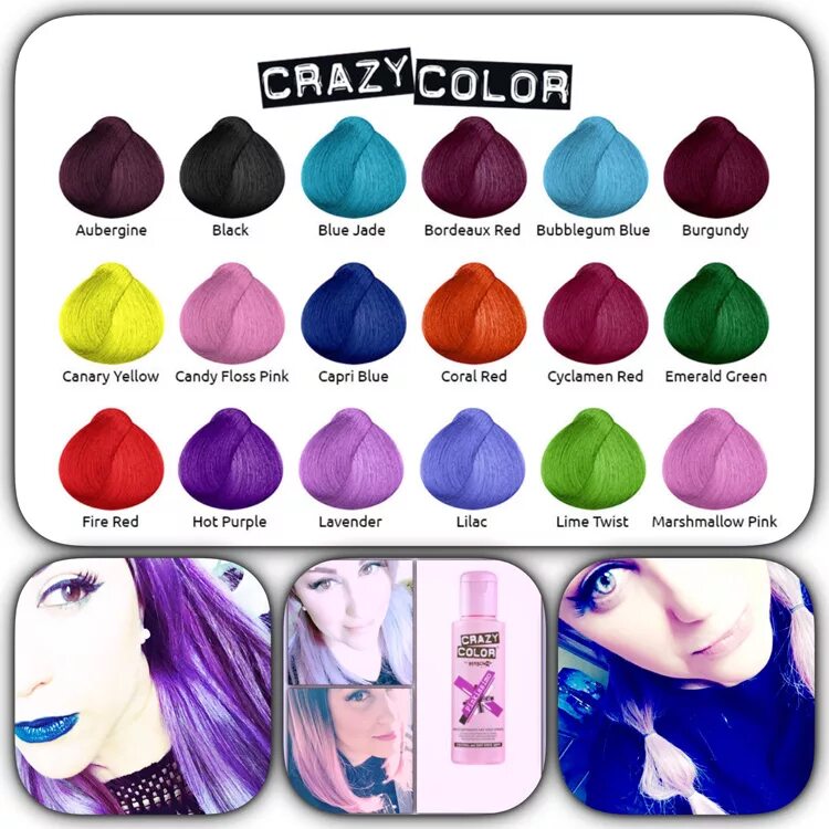 Краска для волос стилист колор. Оттеночный шампунь crazy color jade blue. краска crazy color twist 69. оттеночный шампунь crazy color палитра. палитра tigi crazy color.