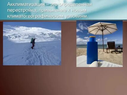 Чтобы лучше адаптироваться к горной местности необходимо