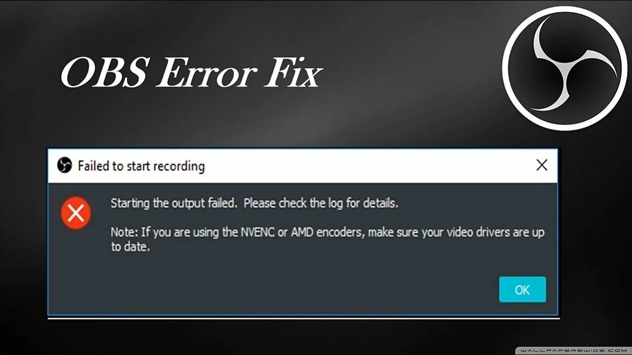 OBS Studio ошибка. Ошибка start failed. Ошибка драйвера. OBS ошибка NVENC Error.
