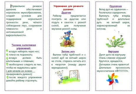 Буклеты вторая младшая группа