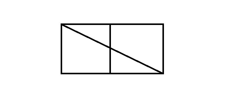 Прямоугольник разделили двумя линиями на 4. Прямоугольник 2 разрезами на 2 треугольника и четырехугольник. Разрежь прямоугольник. Разрежь прямоугольник 2 разрезами на 2 треугольника и четырехугольник. Разрежь прямоугольник двумя разрезами.