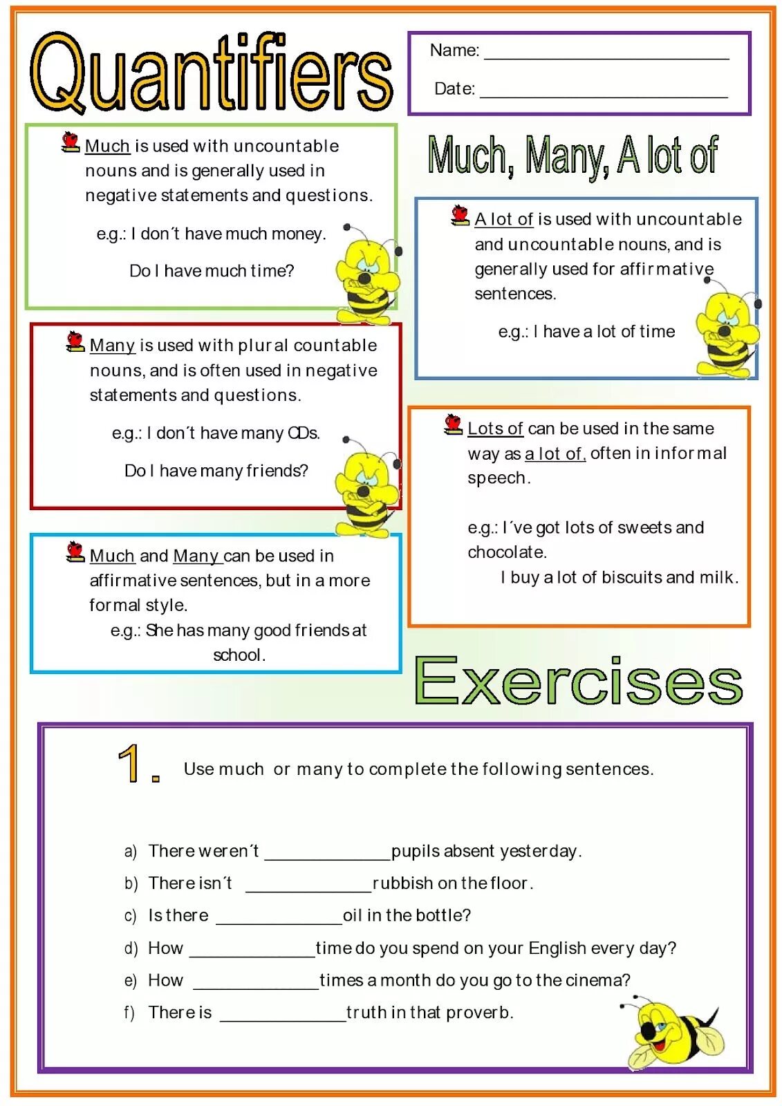 A lot время. Quantifiers Worksheets. Quantifiers tasks. Quantifiers в английском языке упражнения. Quantifiers упражнения.