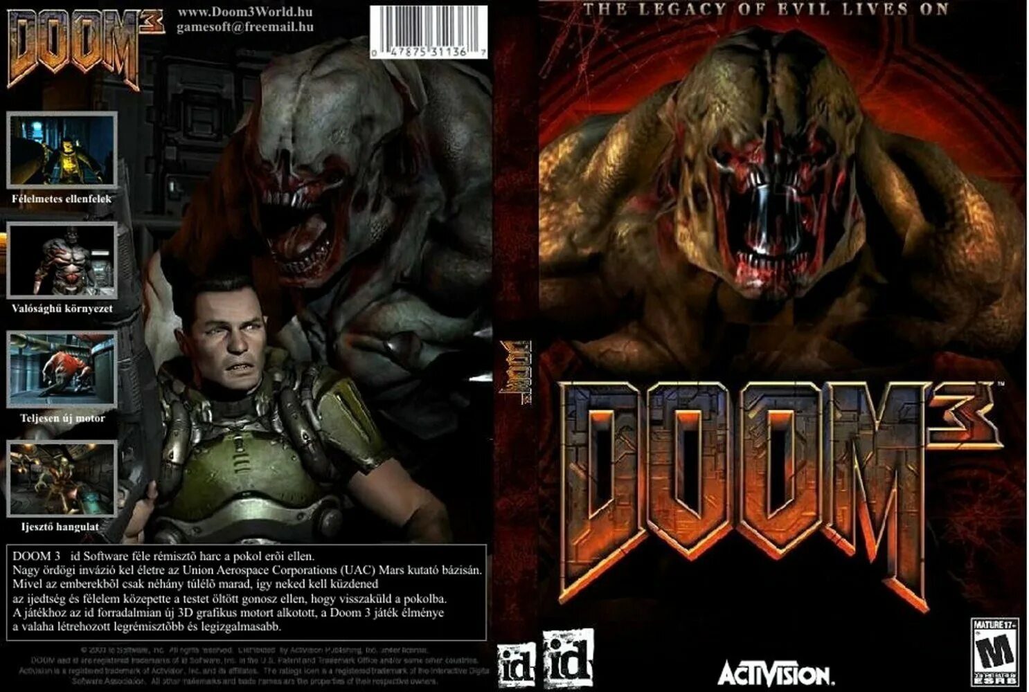 Doom игра отзывы. Обложка компакт диска Doom 3. Doom 3 обложка диска ПК 1с. Диск PC Doom 3 Jewel.