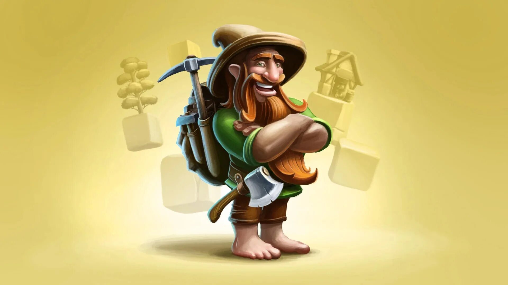 Craft the world версия. Гном из Craft the World. Крафт зе ворлд Гномы. Игра Гномы Craft the World. Craft the World обои.
