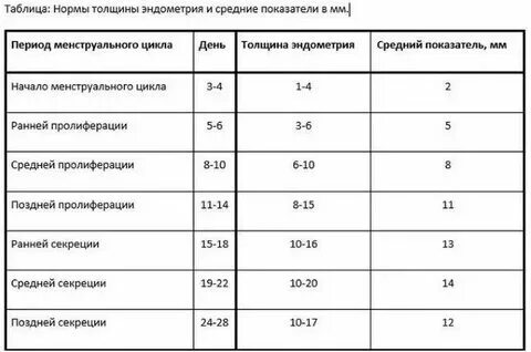 Эндометрия норма по узи возрасту таблица Фотографии ЭНДОМЕТРИЙ НА 3 ДЕНЬ ЦИКЛА